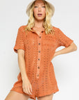 Aaliyah Crochet Romper
