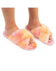 Over The Rainbow Slippers in Pink