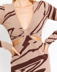 Nola Stripe Sweater Dress