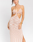 Julia Space Die Midi Dress