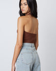 Wendy Ribbed Halter Top
