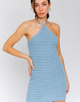 Luka Crochet Halter Dress