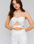 Tammi Ruched Tie Top
