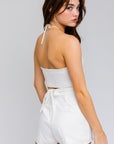 Tammi Ruched Tie Top