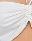 Tammi Ruched Tie Top