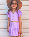GIRLS Just Peachy Top in Lavender