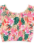 GIRLS Marlena Tropical S/S Top