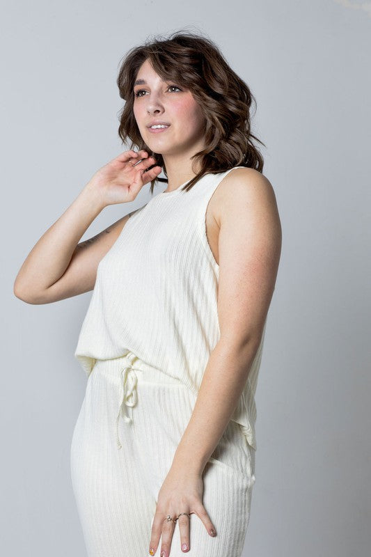 Ribbed High Waist Pants