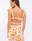 Kelley Floral Tie Shoulder Tank