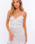 Maddie Ruffle Lace Dress