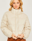 Pierson Faux Leather Bomber