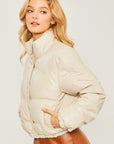 Pierson Faux Leather Bomber