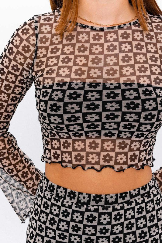 Flowerbomb Mesh L/S Top