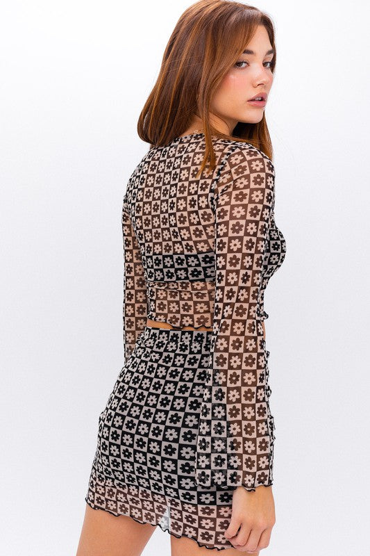 Flowerbomb Mesh L/S Top