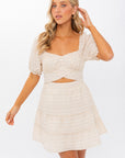 Mora Cutout Tie Back Dress