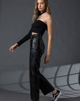Abigail One Shoulder Top in Black