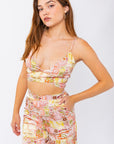Ross Print Crossover Top