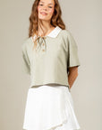 Meghan Pleated Skirt in White