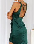 Cirbina V Neck Mini Dress