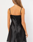 Heidi Polka Dot Satin Dress