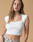 Avery Sweetheart Crop Top