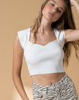 Avery Sweetheart Crop Top