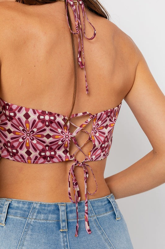 Shannon Pointed Crop Top