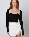 Varello Ruching Mini Skort