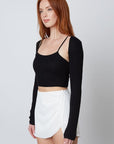 Varello Ruching Mini Skort