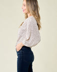 Pierson Sequin One Shoulder Top