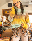 Adkins Ribbed High Neck Sweater