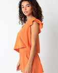 Rosa Flutter Sleeve Top
