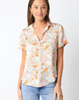 Cassie Short Sleeve Floral Top