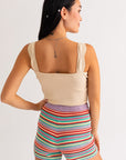 Celeste Wave Strap Tank