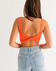 Lola Twist Back Crop Top (multiple colors)