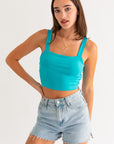 Lola Twist Back Crop Top (multiple colors)