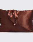 Satin Pillowcase - Chocolate
