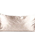 Satin Pillowcase in Leopard -King Size