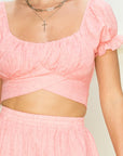 Nadine Flowy Skirt in Pink