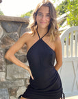 Ella Halter Dress in Black
