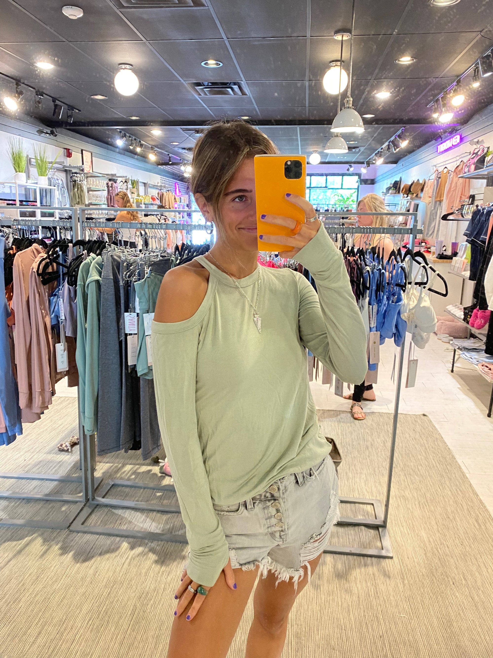 Jonnie Cutout Top (Multiple Colors)