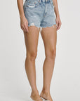 Nova Relaxed High Rise Cut Off Shorts in Bowery
