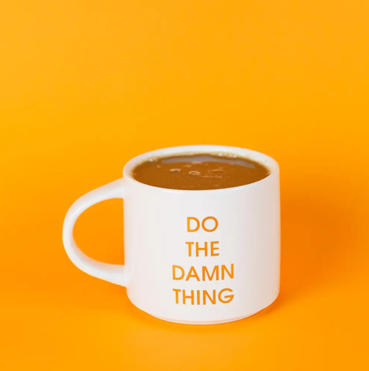 DO THE DAMN THING METALLIC MUG