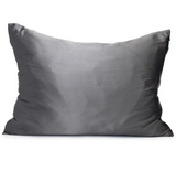 Satin Pillowcase in Charcoal