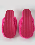 Wine Lover Fuzzy Slippers