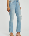 Lennon Raw Hem Distressed Jean