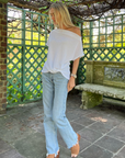 Paula Perforated Twist Top