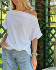 Paula Perforated Twist Top