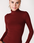 Kylie Seamless Mockneck Top