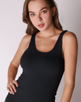 Liza Thick Strap Tank (longer length)